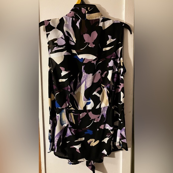 Dana Buchman Wrap Top - Picture 4 of 5